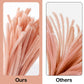 STSTR 100PCS Light Brown Pipe Cleaners, Christmas Tan Pipe Cleaners for Crafts, Solid Color Craft Supplies, Fuzzy Sticks Set for DIY Arts Crafts