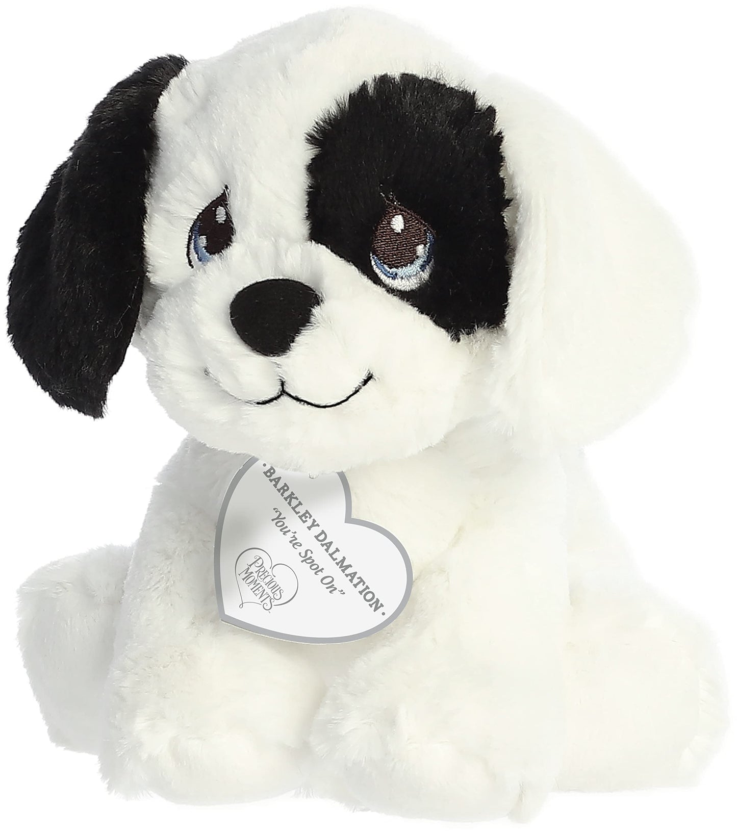 Aurora® Inspirational Precious Moments™ Barkley Dalmatian Stuffed Animal - Cherished Memories - Enduring Comfort - White 8.5 Inches