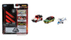Jada Toys Jurassic World 1.65"" Nano 3-Pack Die-cast Cars Wave 1, Toys for Kids and Adults (31955)