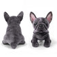 TUKVESZE French Bulldog Stuffed Animal, 8.6 inch Realistic Puppy Plush Cute Soft Dog Gifts for Boys and Girls (Gray)