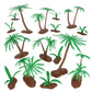 BMC Classic Marx Palm Trees & Jungle Ferns - 16pc Plastic Playset Accessories