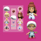 MEGA Construx Barbie Kids Building Blocks Toy Set, Bakery with 76 Pieces, 2 Micro-Dolls, Barbie Pets and Accessories, Ages 4+ Years