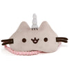 GUND Pusheen Pusheenicorn Unicorn Cat Sleep Mask Plush, Pink Grey, 7"