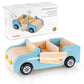 PairPear Wooden Family Car for Dolls,Wooden Toys Dollhouese Furniture Accessories Playset,Kids Pretend Preschool Play Vehicle Toys Gift for Toddler 3