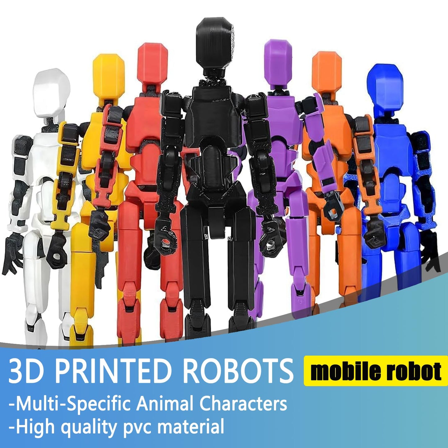 (Assembly Completed) 2026 New Titan 13 Action Figure Set,Lucky Robot 13 Action Figures,Multi-Jointed Movable Action Figure,Nova 13 Figure