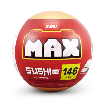 Max Build More Premium Sushi Bar Collection (Sushi Set) by ZURU, Building Bricks for Teens, Adults and Collectors