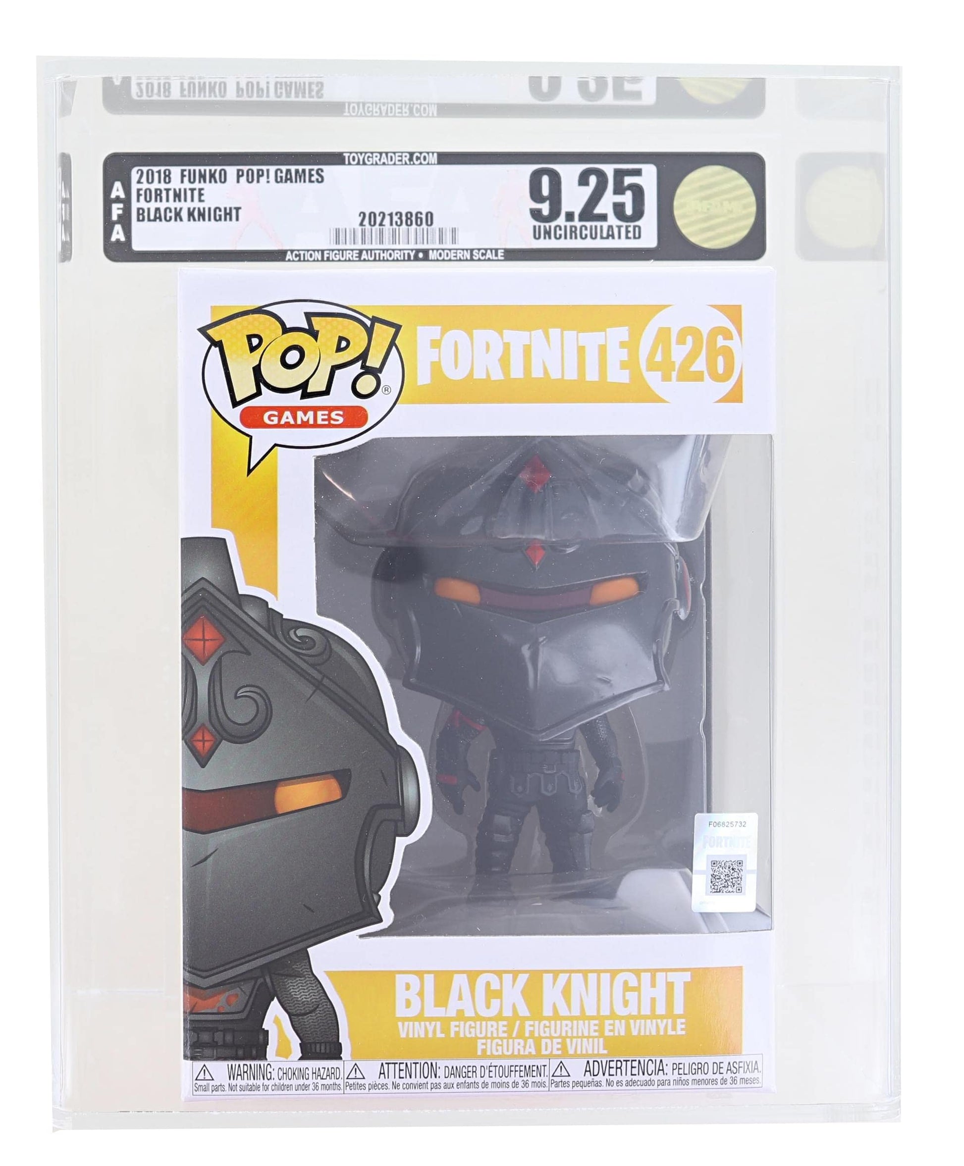 Funko Fortnite POP Vinyl Figure | Black Knight Graded AFA 9.25