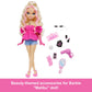 Barbie Dream Besties Playset, Barbie “Malibu” Posable Fashion Doll with Wavy Blonde Hair, 11 Makeup & Hair-Themed Accessories