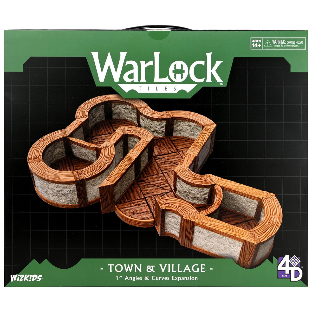 Warlock Tiles: Expansion Pack - 1 in. Town & Village Angles & Curves | WizKids