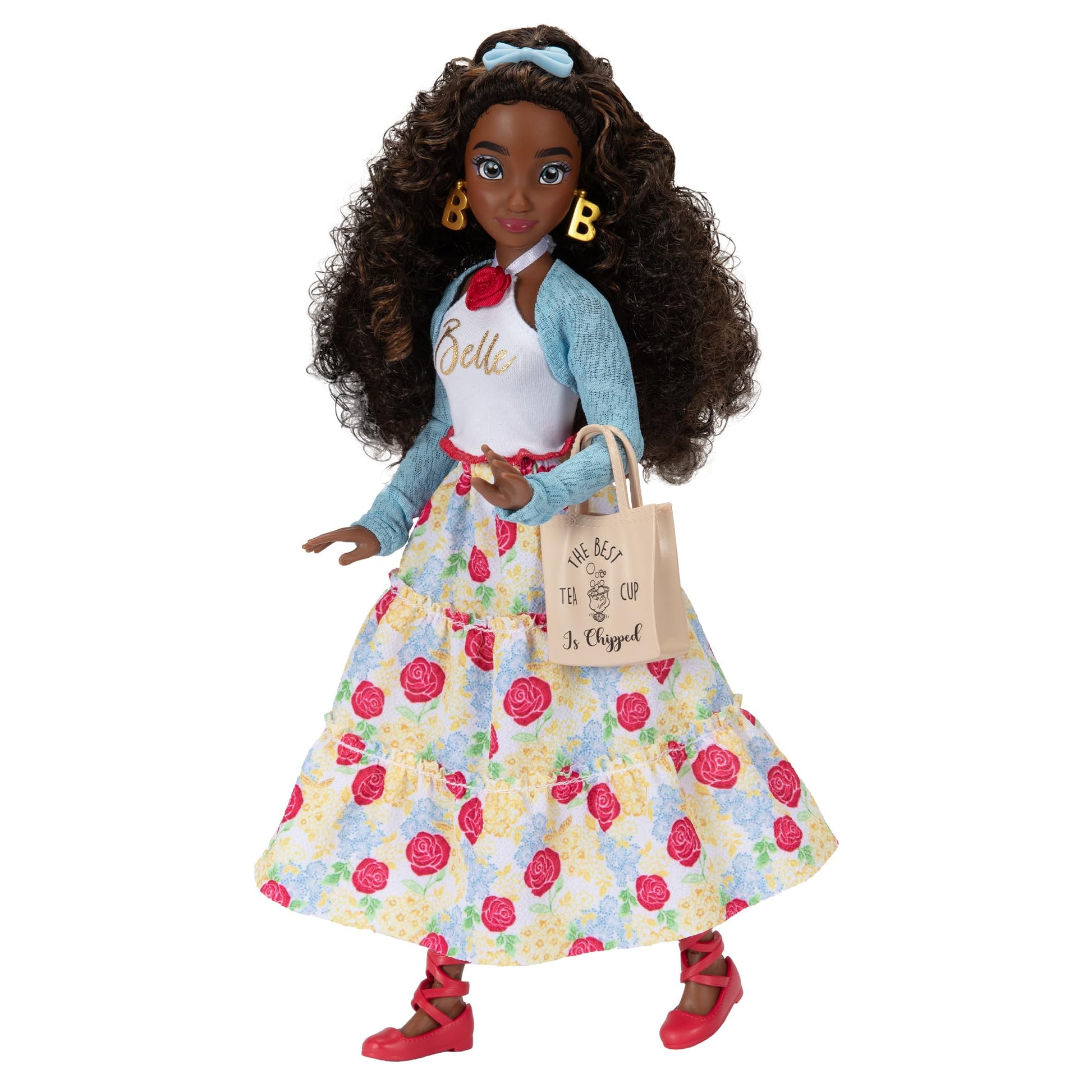 Disney ILY 4ever Fashion Dolls Inspired by Belle 11.5" Tall with 13 Points of Articulation, Two Complete Mix-and-Match Outfits and a Glittery Mickey