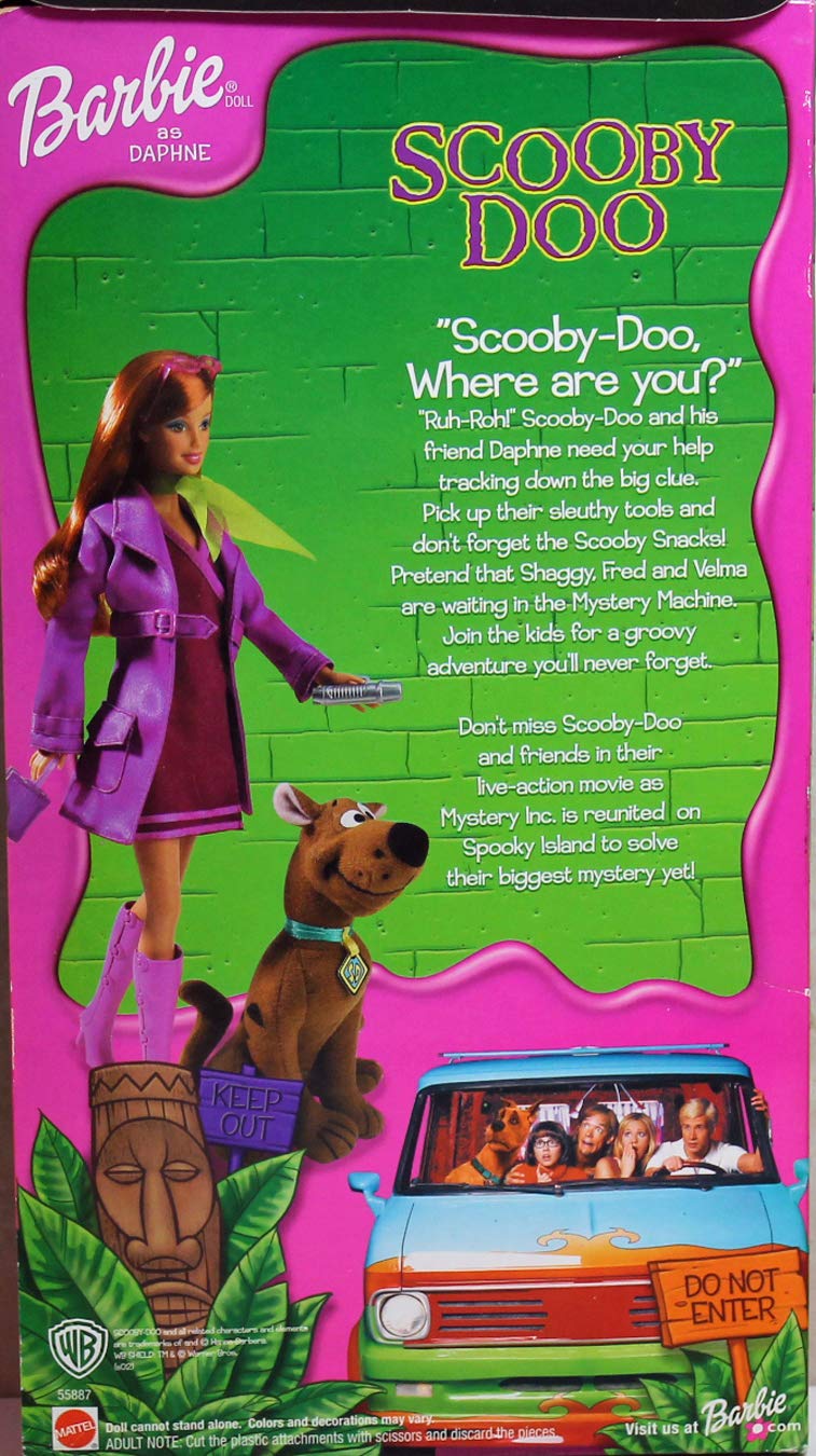 Barbie as Daphne from Scooby Doo Barbie doll