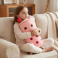 OPHRBU 16-Inch Pink Bubble Tea Plush Pillow Soft Stuffed Toy Gift