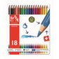 Caran d'Ache Fancolor Color Pencils, 18 Colors