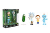 Jada Rick and Morty Metalfigs 4-Pack Collectible Die-Cast Figures 2.5-Inch Scale - Rick, Morty, Meeseeks, Pickle Rick Toys