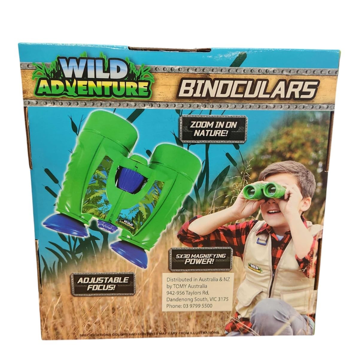Wild Adventure Binoculars for Toddlers and Kids, Educational and Learning Gift, 3+