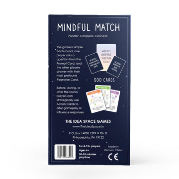 BEST Mindful Match | 500 Card Game for Adults, Teens, & Kids | Fun Family Party Game | Board Games for Adults | Mindfulness Conversation Cards |