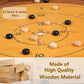Tournament Crokinole and Checkers, 30-Inch Official Crokinole Board Game with 26" Playing Surface, Canadian Heritage Tabletop Game for Two Players