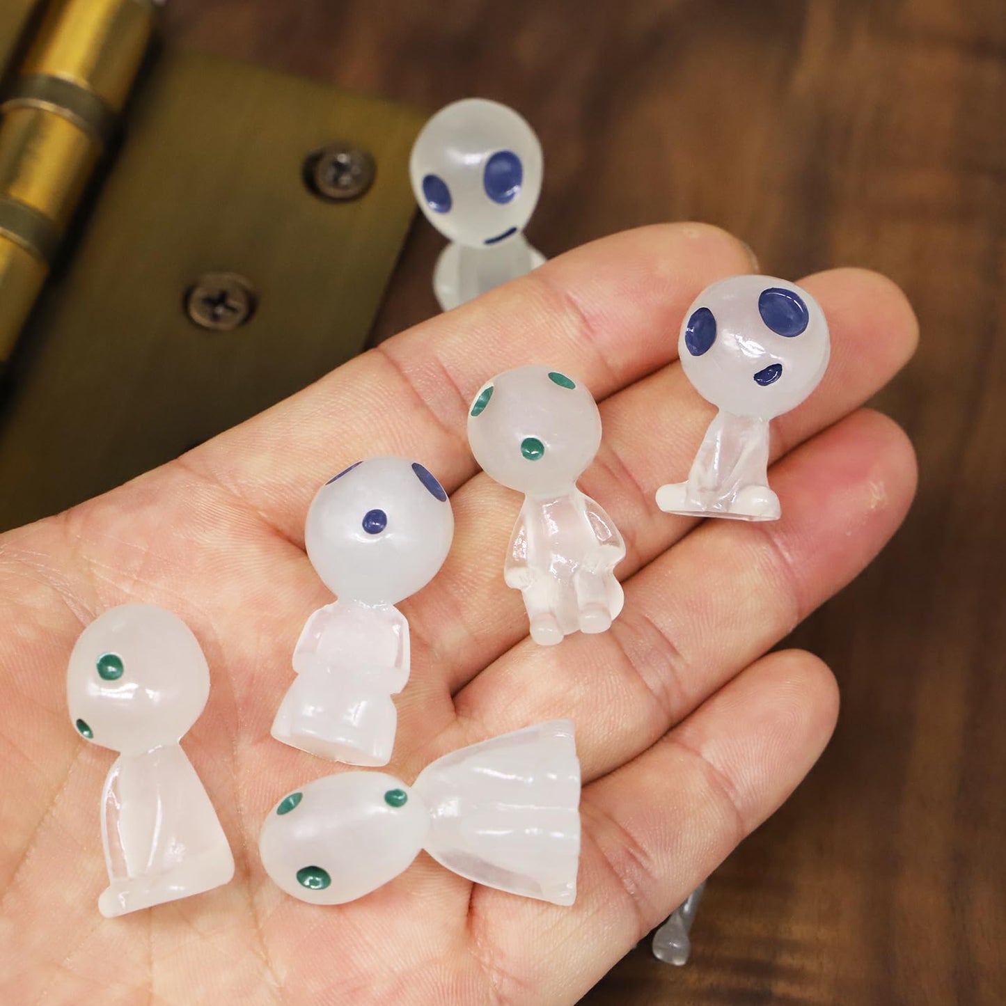 Miniature Cute Glow Elves, Dollhouse Mini Resin Glow Elves, for Fairy Garden, Terrarium, Halloween, Landscape Garden, Potted Plants Decoration (10PCS)