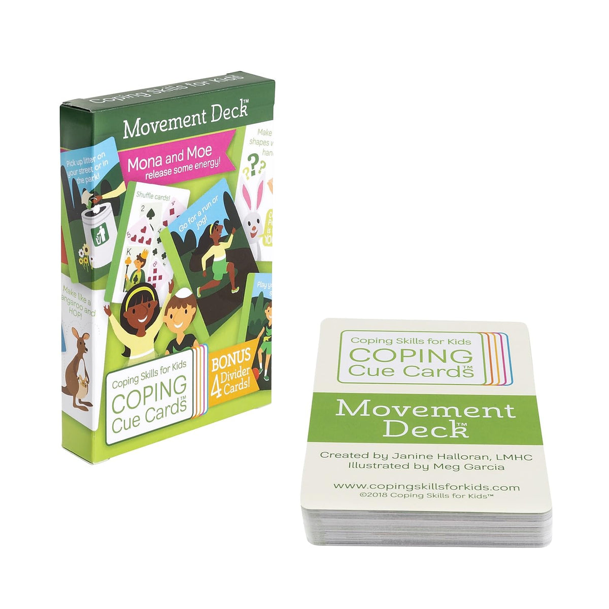 Coping Skills for Kids Cue Cards Movement Deck (CSKCCMVT)