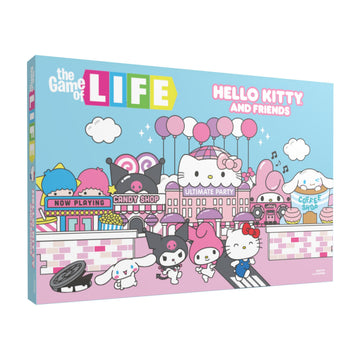 The Game of Life: Hello Kitty and Friends Board Game, Collect Apples and Buy Bows on The Way to The Ultimate Party, Play as Hello Kitty, Kuromi
