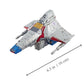 Transformers Toys Generations War for Cybertron Voyager Wfc-S24 Starscream Action Figure - Siege Chapter - Adults & Kids Ages 8 & Up, 7"