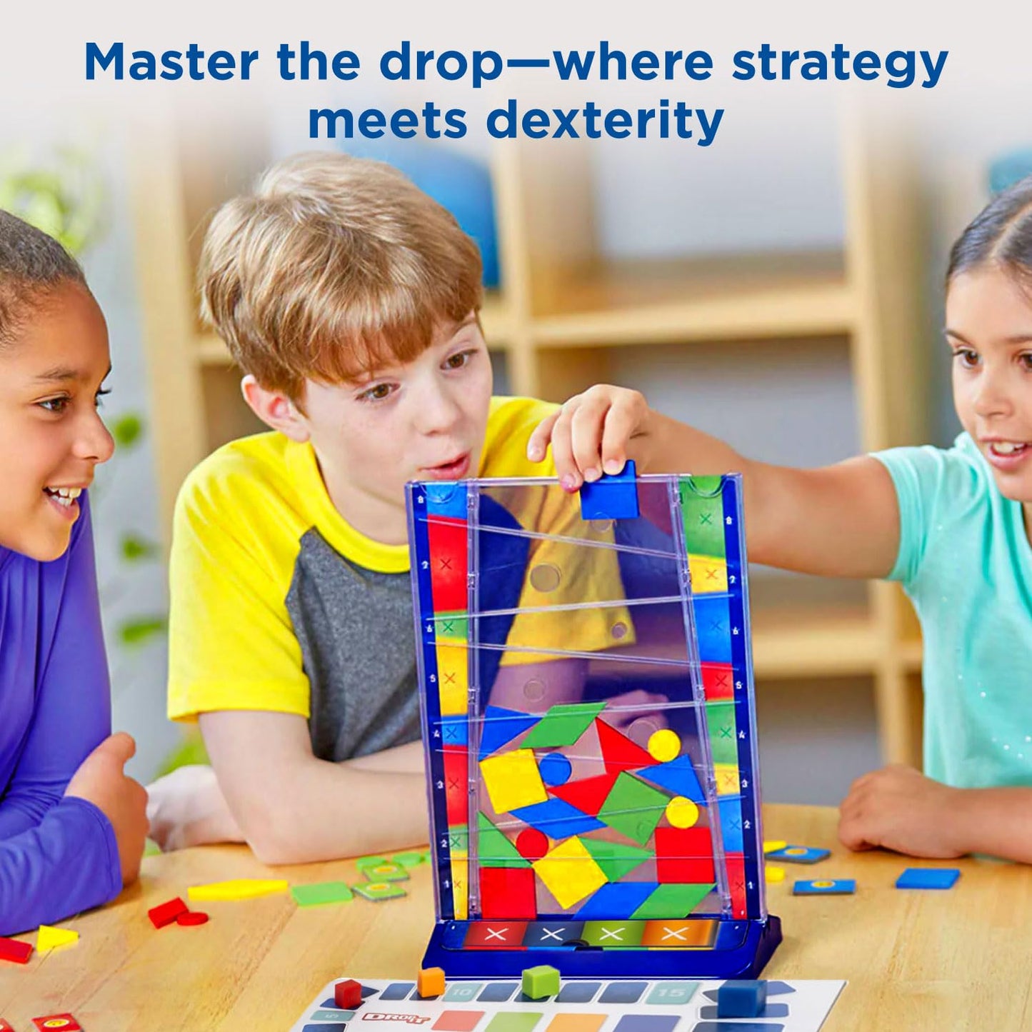 Drop It - A Fun Family Strategy & Dexerity Game by Kosmos Games, Parents’ Choice Silver Award Winner, Play Individually or on Teams, Ages 8+, Fun