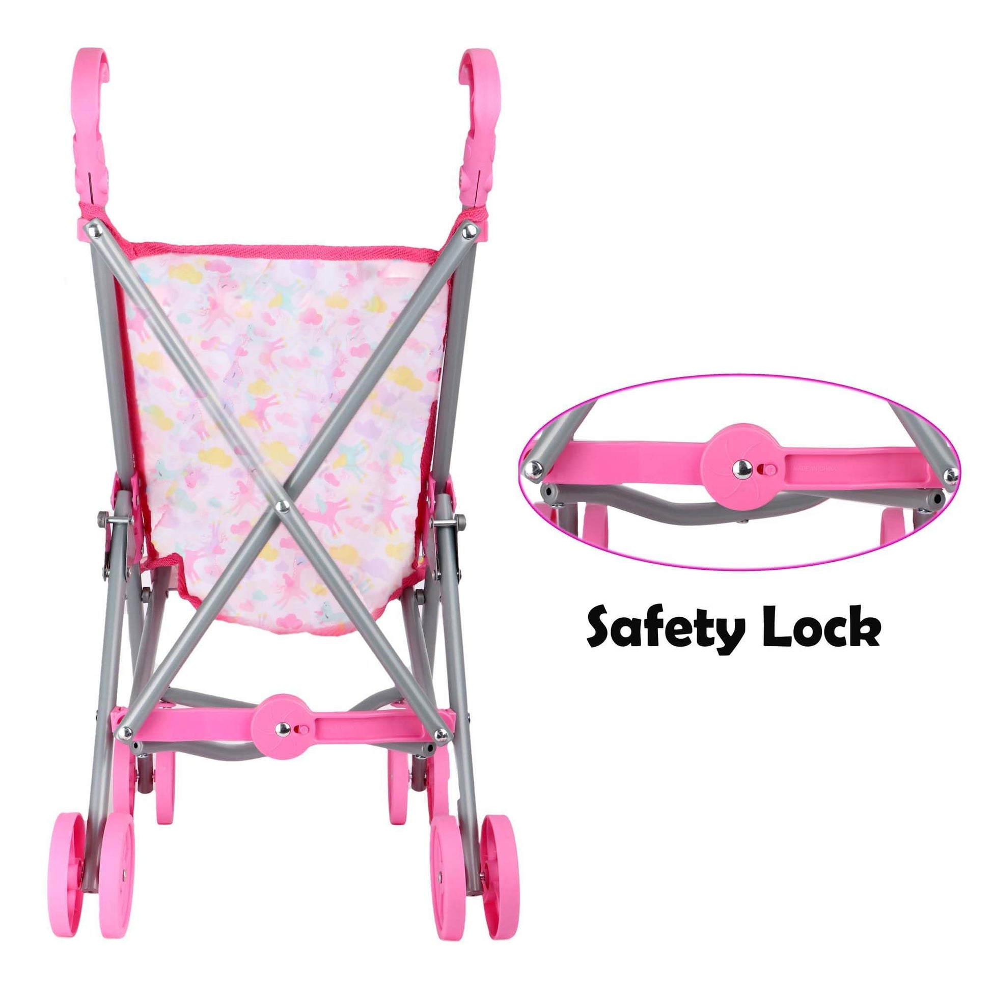 Gigo Dream Collection 12" Baby Doll Care Gift Set with Stroller - African American in Gift Box