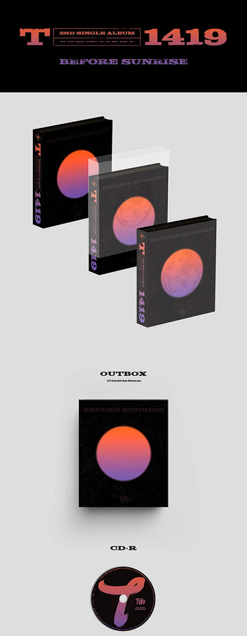 MLD T1419 - Before Sunrise Part.2 [Pre Order] CD+Photobook+Folded Poster+Others with Tracking, Extra Decorative Stickers, Photocards