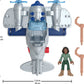 Fisher-Price Imaginext Jurassic World Dominion Kayla Watts Figure & Toy Plane, Air Tracker with Projectiles for Preschool Kids Ages 3+ Years