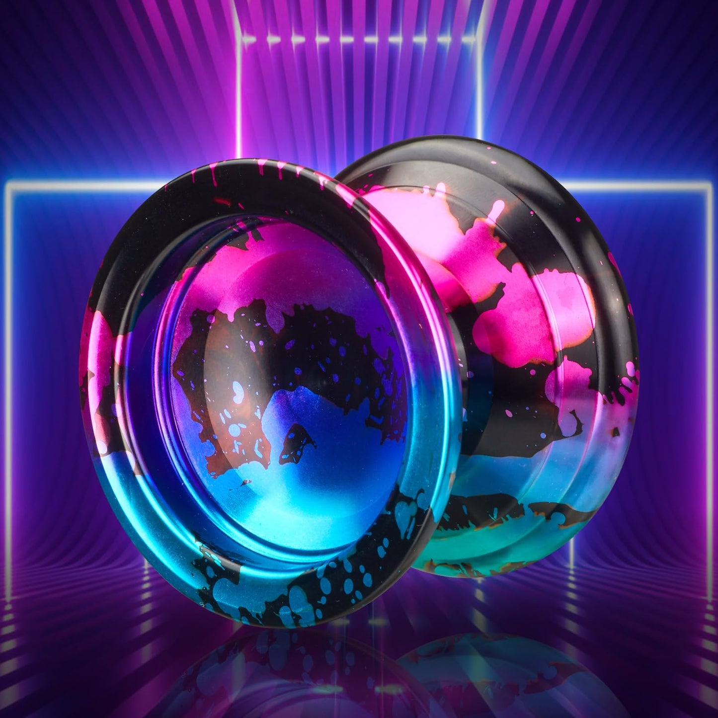 FETESNICE Responsive & Unresponsive Metal Yoyo Set for Kids Beginners