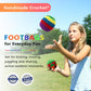 TLM 6PCs Rainbow Knitted Footbags Set - Colorful Crochet Foot Bag Kick Balls for Adults and Beginners, Small Kick Sack for Juggling Practice, Indoor