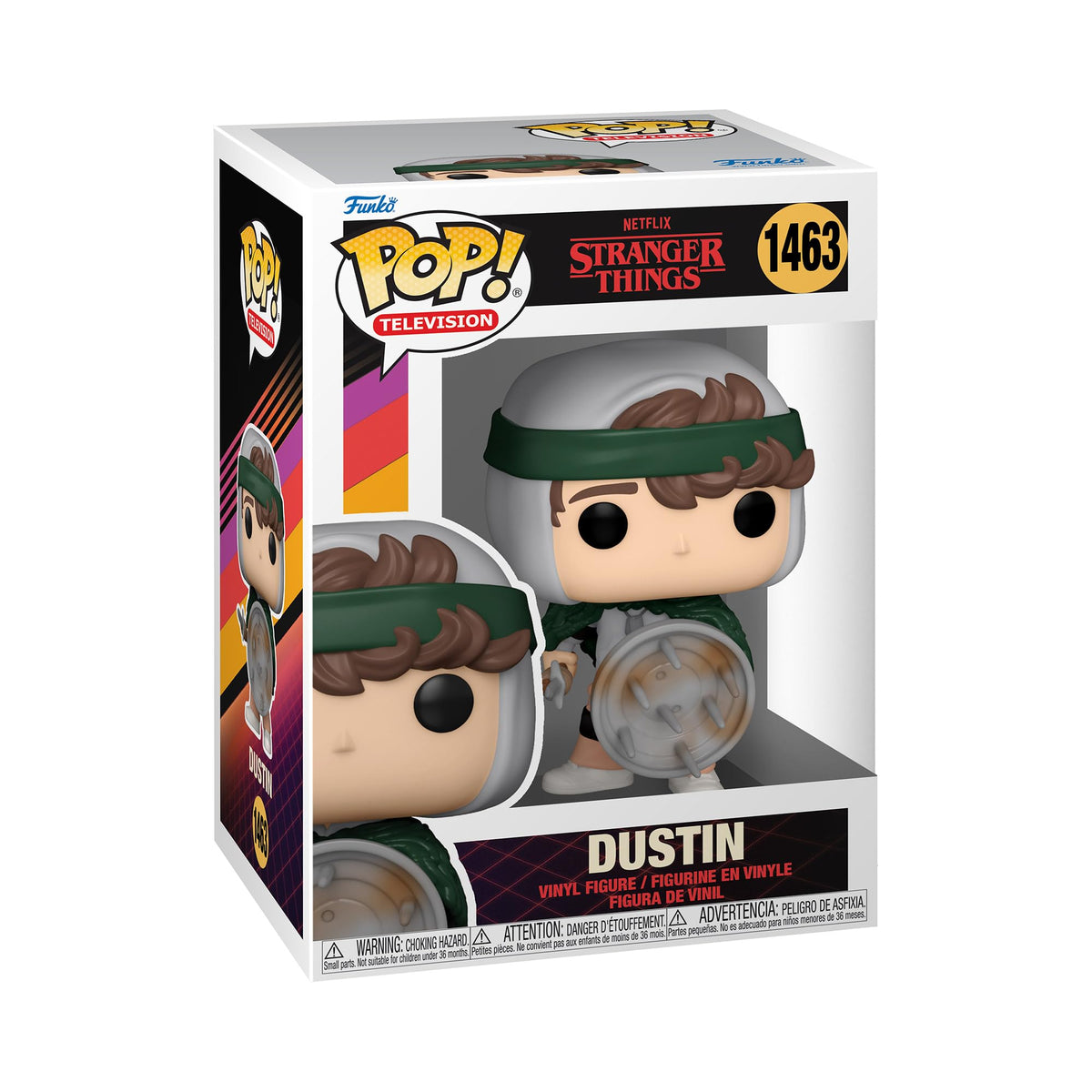 Funko POP! TV: Netflix Stranger Things - Dustin Henderson with Shield