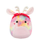 Squishmallows Original 12in Priyanka The Rainbow Jackalope with Hearts Headband - Official Jazwares Plush (Medium)
