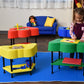 Children's Factory - AFB5100PY Toddler Sensory Table with Lid, Adjustable Height Sand & Water Indoor/Outdoor Play Equipment for Kids