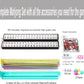 American Mahjong Game Set - Black Quilted Soft Bag 166 Premium Tiles with 4 All-in-One Rack/Pushers,100 Chips, Wind Indicator, English Manual. Easy