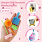 25 Pieces Miniature Doll Housework Cleaning Supplies,Mini Dollhouse Accessories Tools Mop Dustpan,Brush,Broom,Bucket,Dollhouse Furniture Decoration