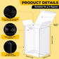 Ellie Dang Designs Premium Protector Case Compatible with Funko 4" Inch Pop Vinyl Figures - Ultra Clear, Heavy Duty 0.5mm Thick, Protective Film