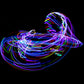 The Hoop Shop Light Up LED Hula Hoop Designed and Hand Crafted in Michigan with Beautiful Auto Strobing Rainbow Lights
