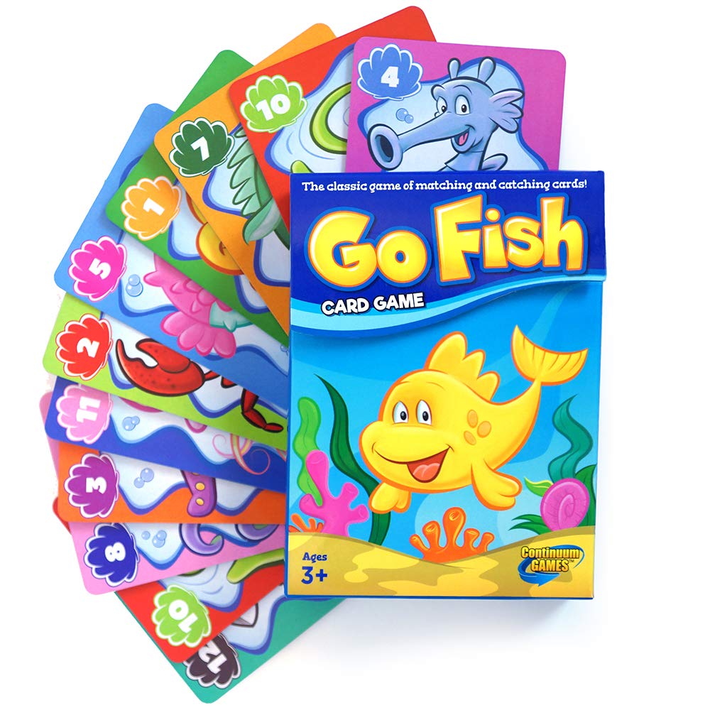 Continuum Games Go Fish Classic Card Game Fun for Children Age 3 and Up