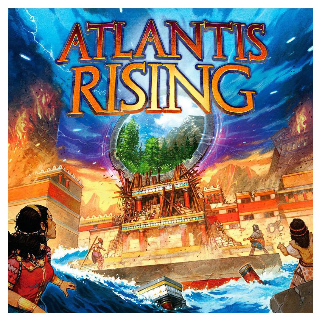 Atlantis Rising (2nd Edition) Standard Edition - Cooperative Worker Placement Board Game for 1-7 Players, 60-120 Minutes Gameplay, Strategy Game