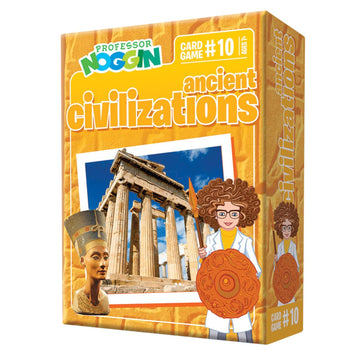 Professor Noggin's Ancient Civilizations Trivia Card Game - Educational Card Game for Kids - Ages 7+ - 30 Cards