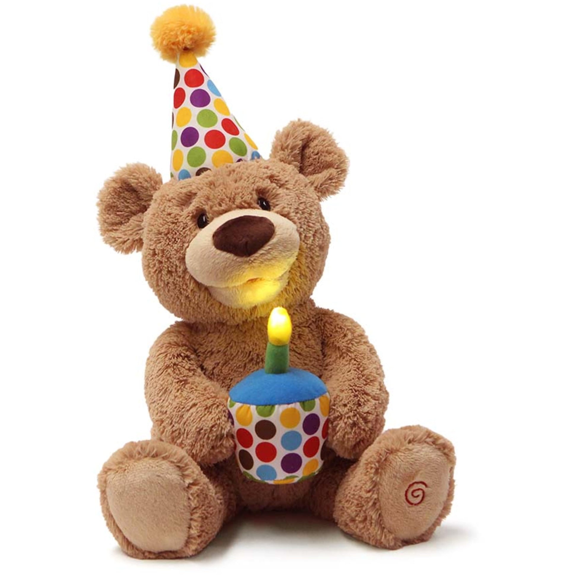 GUND Happy Birthday Bear 10-Inch Musical Singing Plush for Ages 0+