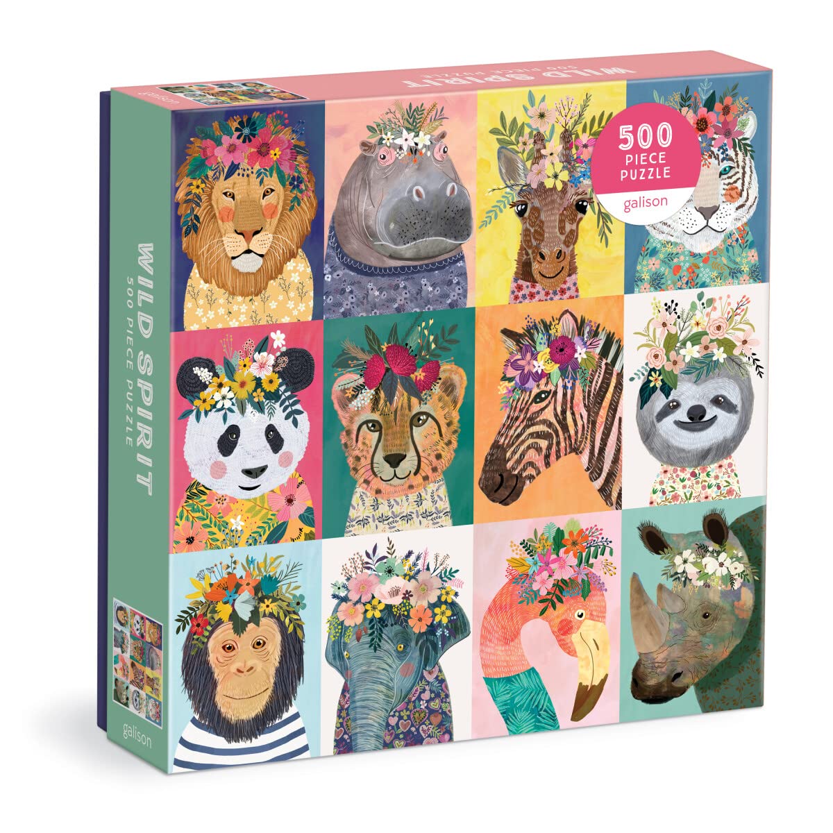Galison - Wild Spirit 500 Piece Jigsaw Puzzle for Adults