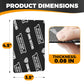 Ding Defend 110-Pack Trading Card Protector Shipping - 3.5 x 4.5 Inch Black Hobby Card Shipping Supplies w/Rounded Corners, Lightweight & Reusable for