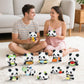APENGBAOL Animals Building Block Sets,Micro Mini Animals Party Favors for Kids, Birthday Gift for Boy Girl,12 Pack Pandas