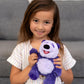 Jada Toys Donkey Hodie 8" Sound Plush Twin Pack - Purple Panda & Duck Duck - Squeeze for Phrases from Preschool Show Donkey Hodie - Ages 3+
