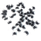 Plastic Spiders Colorful Spiders Halloween Decorative Supplies Toys Spider Model Simulation Spider (Black50)