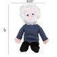 The Unemployed Philosophers Guild Albert Einstein Dolll - 12" Soft Stuffed Plush Little Thinker