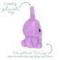 Boppsy Bunny Microwavable Easter Stuffed Animal, Weighted Heatable and Coolable Lavender Scented Plush for Kids and Adults, 1.5 lb, Warm Pals