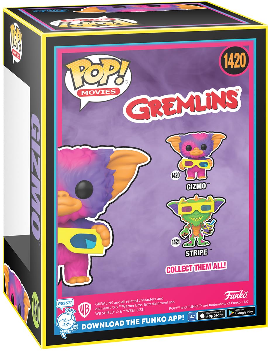 Funko Gremlins Gizmo Black Light Pop! Vinyl Figure - Entertainment Earth Exclusive (#1420)